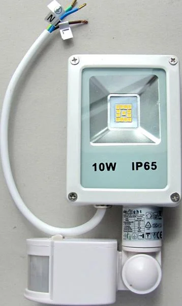 EKO-LIGHT — Naswietlacz LED 10 W z czujnikiem ruchu