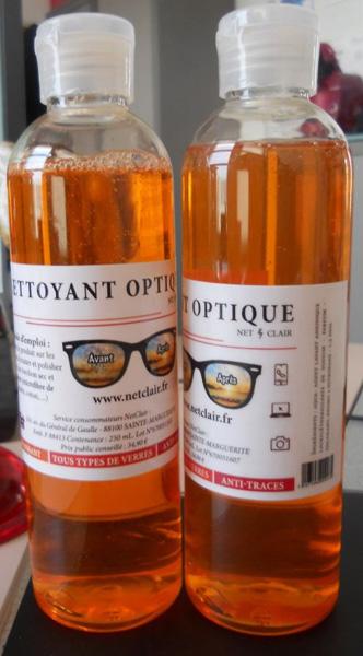 Net clair — Nettoyant optique