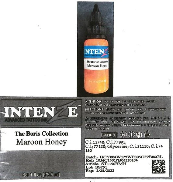 Intenze — Maroon Honey