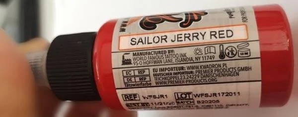 World Famous Tattoo Ink — Sailor Jerry Red