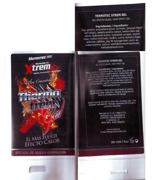 Nutrytec — Thermo Xtrem Gel