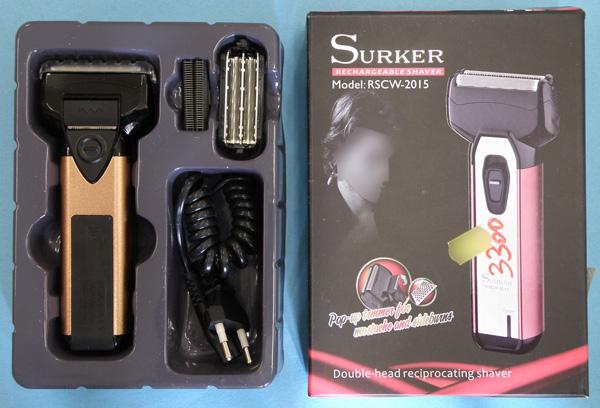 Surker — RECHARGEABLE SHAVER