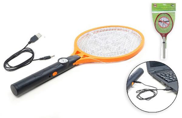Green up — Mosquito swatter with rechargeable USB