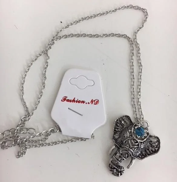 Fashion.ND — Retro Tibetan Silver Elefant Pendant Necklace
