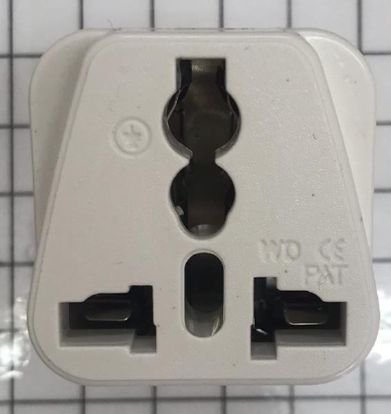 WD — Travel plug adaptor