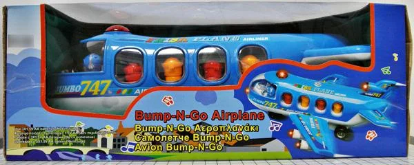 JUMBO — BUMP-N-GO AIRPLANE