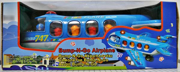 JUMBO — BUMP-N-GO AIRPLANE
