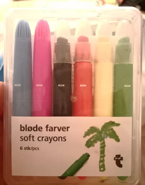 Tiger — Soft crayons