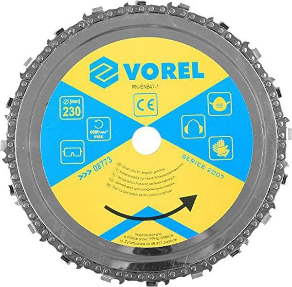 Vorel — Chain disc for angle grinders