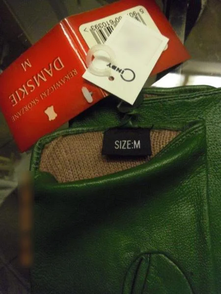Rekawiczki skorzane damskie