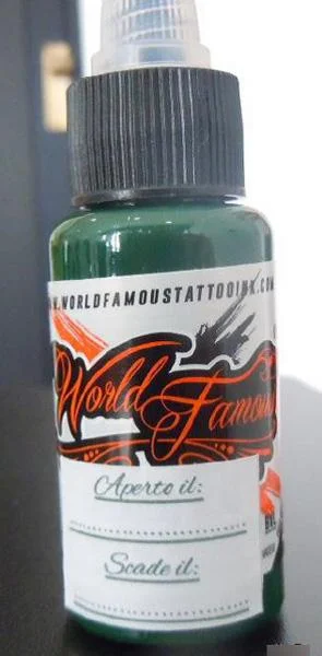 World Famous Tattoo Ink — Vegas Green