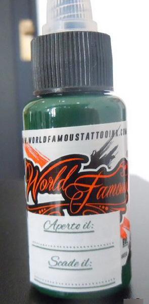 World Famous Tattoo Ink — Vegas Green