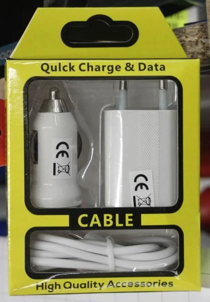 Kit chargeur câble type C 1M (DC 5V 1A)