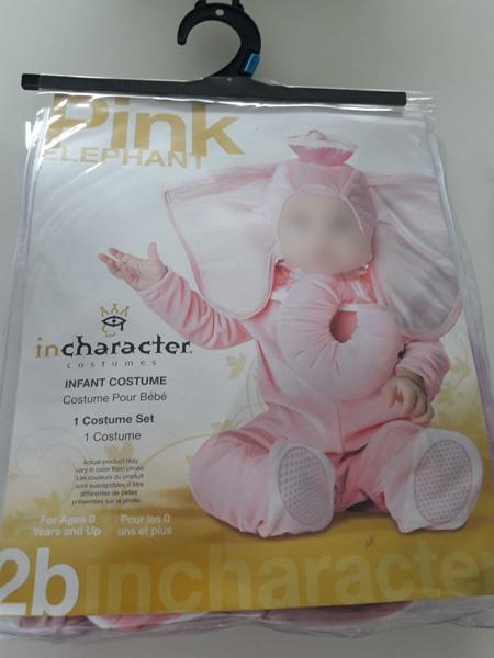 InCharacter — Pink Elephant - Infant Costume