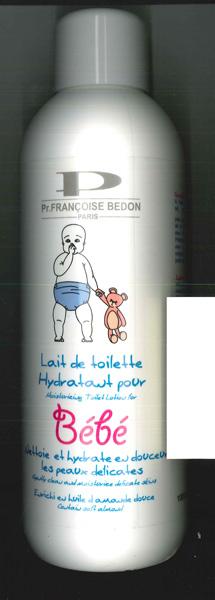Pr.FRANCOISE BEDON Paris — Lait de toilette Hydratant pour Bébé