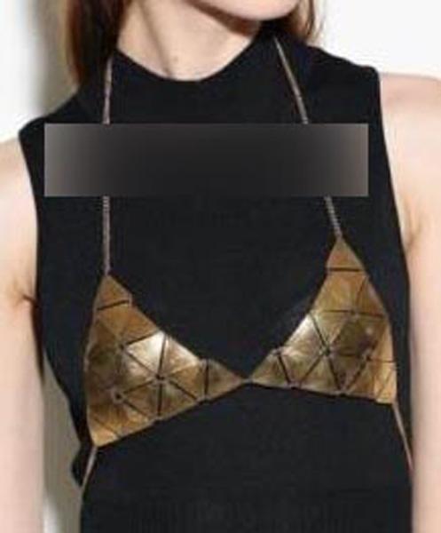 Fashion Women Sexy Triangle Bra Chest Body Chain