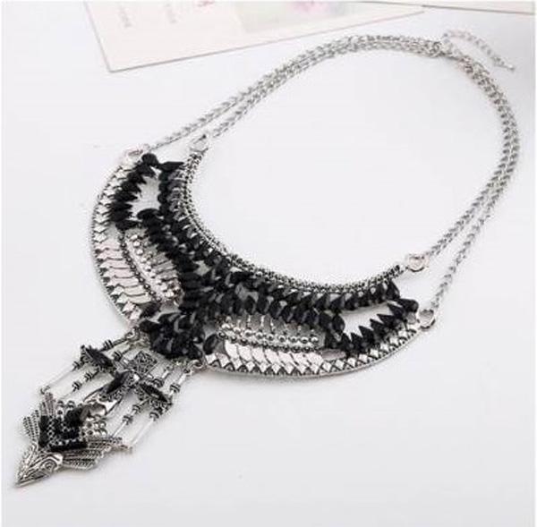 Go4U — Bijoux Femme Collier Chaîne Chemisier Faux