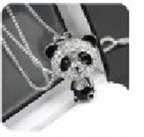 Rhinestone Cute Little Panda