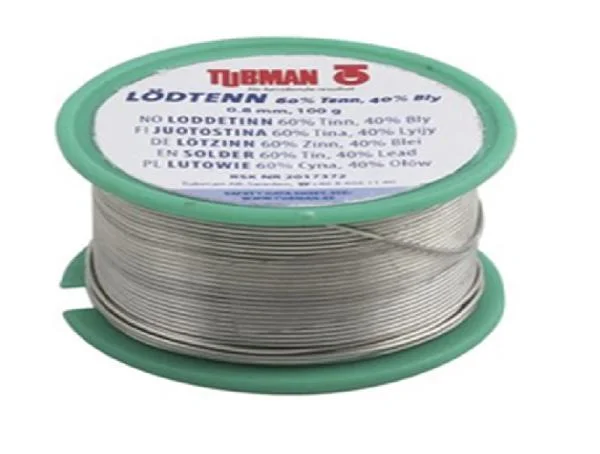Tubman — Juotostina  60 % Tina, 40 % Lyijy