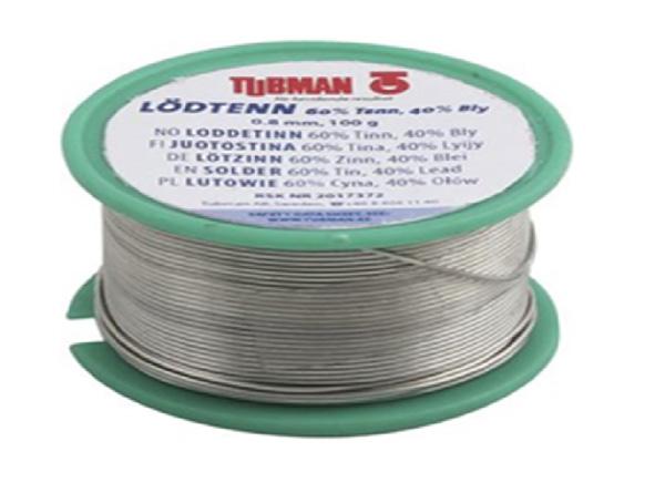 Tubman — Juotostina  60 % Tina, 40 % Lyijy