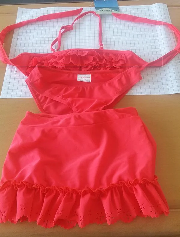 US FREE STAR — Girls' swimset