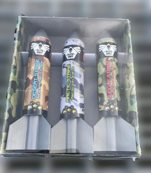 Bright Star Fireworks A/S — Jungle Strike, Desert Strike, Arctic Strike