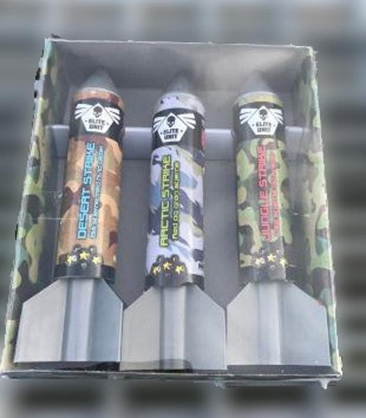 Bright Star Fireworks A/S — Jungle Strike, Desert Strike, Arctic Strike