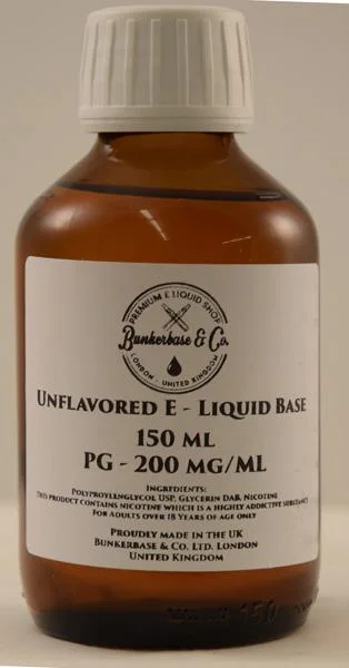 Bunkerbase & Co. — Unflavored e-liquid base