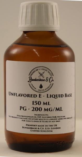 Bunkerbase & Co. — Unflavored e-liquid base