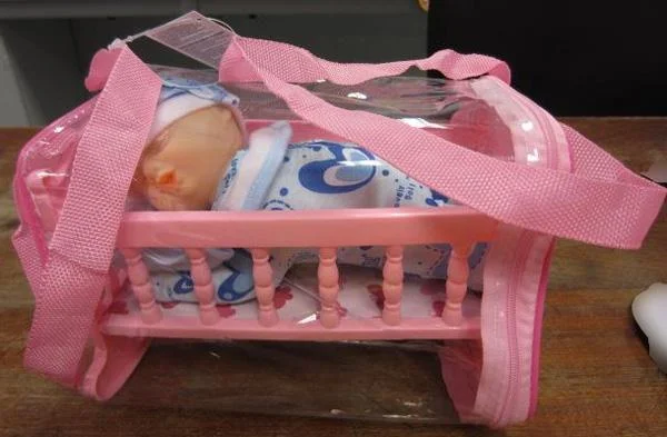 AMATOYS — Plastic doll with accessories