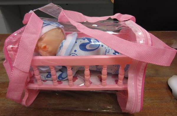 AMATOYS — Plastic doll with accessories