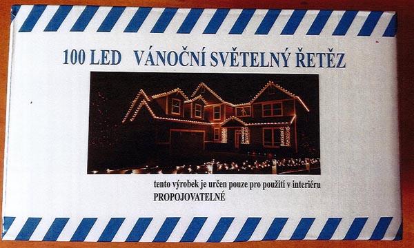 L&S — 100 LED VÁNOČNÍ SVĚTELNÝ ŘETĚZ