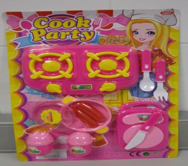 Amatoys — Fast Food Play Set, Cook Party and Tea Set