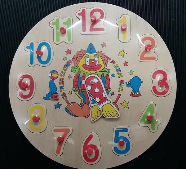 Biltema — Clown som pusselklocka