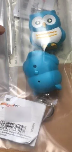 Out of the Blue — Owl key-ring