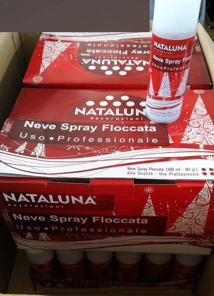 NATALUNA Decorazioni — Neve Spray floccata