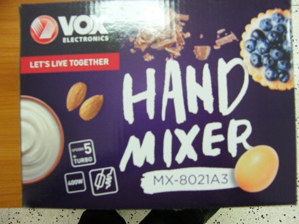 VOX — Hand Mixer