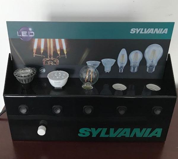 Sylvania — Lamp display box