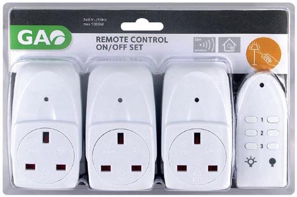 GAO — Remote control on/off set