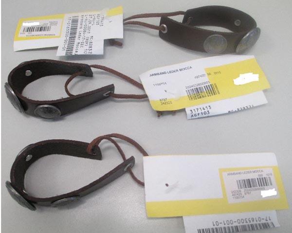 Armband Leder Mocca