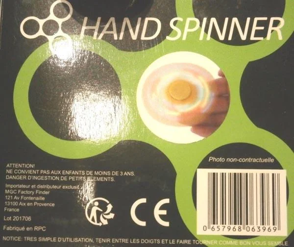 MGC Factory spinner — HAND SPINNER LUMINEUX