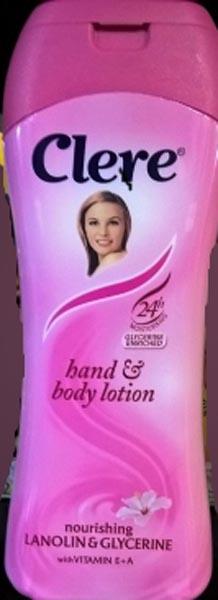 Clere — hand and body lotion