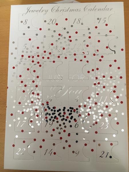 Jewelry Christmas Calendar - Just for You