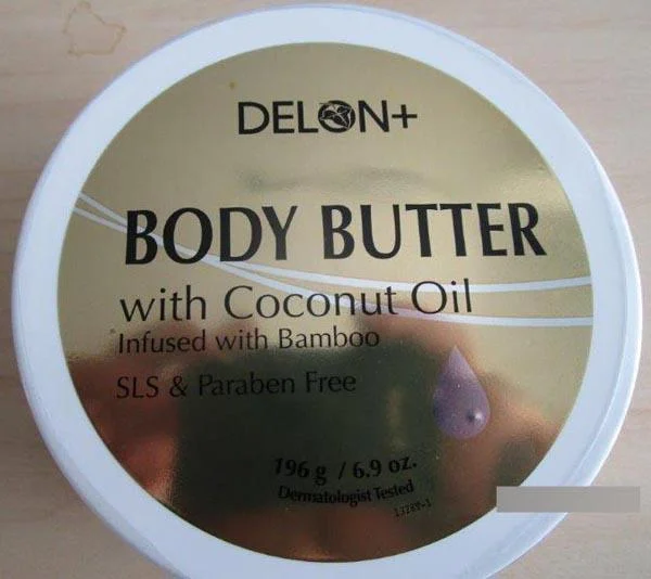DELON — Body Butter with Coconut Oil infused with Bamboo