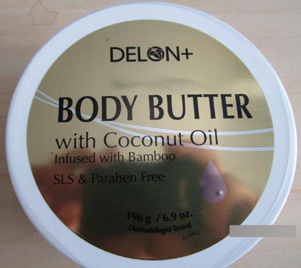 DELON — Body Butter with Coconut Oil infused with Bamboo