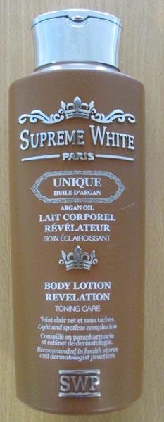 Supreme White Paris — Body Lotion Revelation  - Toning care
