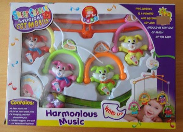 Sweet Cuddles Musical Cot Mobile