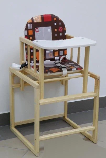Fa kombi etetőszék ('Wooden high chair')