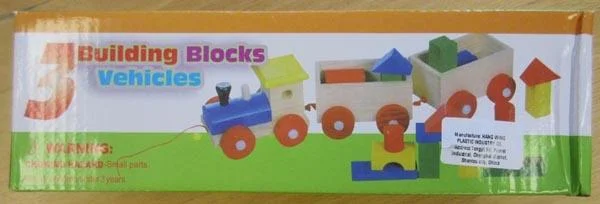 WOOD TOYS — Building Blocks Vehicles