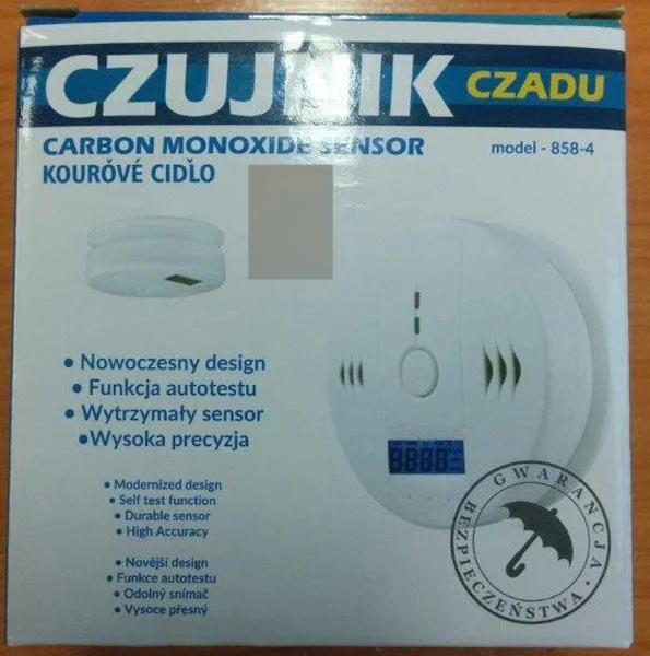 Zolta / Longsin — Carbon Monoxide Sensor